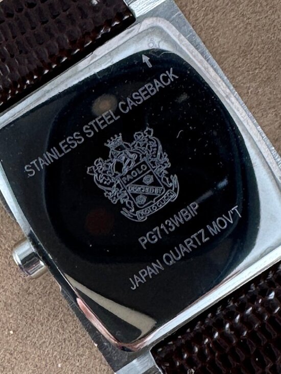 Vintage PAOLO GUCCI Designed Modern Chronograph Silver Tone Watch - Picture 6 of 8